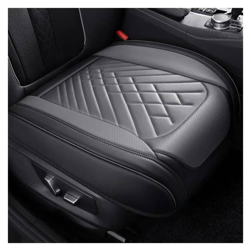 NVETJMUA Auto Schonbezüge Für 5 Series F10 F11 G30 G31 E39 E60 E61 F07 F18 G38 G60 Vollständige Abdeckung Pu-Leder Autositzbezug Kissen Sitzbezüge Auto(Black Gray 1 Seat) von NVETJMUA