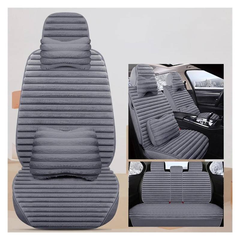 NVETJMUA Auto Schonbezüge Für Alfa Für Romeo 147 Winter Universal Plüsch Autositzbezüge Komplettset Sitzbezüge Auto(A-9 Piece) von NVETJMUA