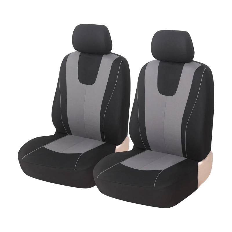 NVETJMUA Auto Schonbezüge Für Great Für Wall M1 Für M2 Für M4 Für Hover H3 X200 Für Hover H6 Für Coupe Autositzschutzbezug Sitzbezüge Auto(2Seats-Grey) von NVETJMUA