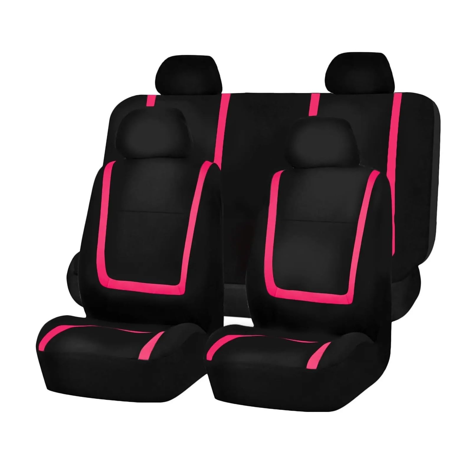 NVETJMUA Auto Schonbezüge Für Infiniti M25 M30 M35 M45 Für ESQ FX QX30 QX50 QX56 QX60 QX70 QX80 Q45 Q50 Q60 Autositzbezüge Sitzbezüge Auto(5Seats-Pink) von NVETJMUA