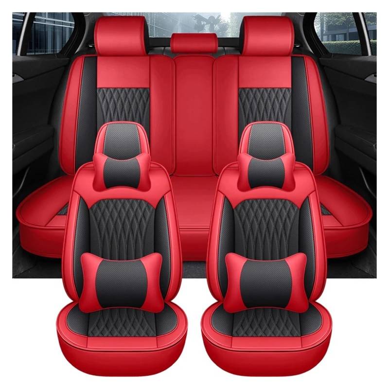 NVETJMUA Auto Schonbezüge Für Jeep Alle Automodelle Für Compass Für Grand Für Cherokee Für Commander Für Wrangler JK Universeller Autositzbezug Sitzbezüge Auto(F-9 Piece) von NVETJMUA