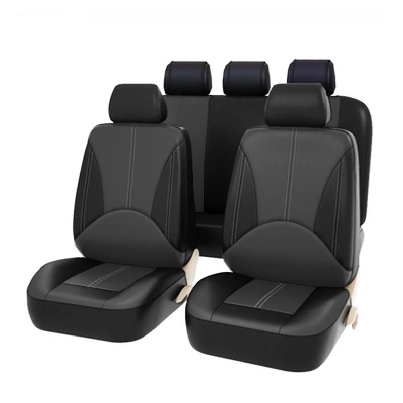 NVETJMUA Auto Schonbezüge Für Jeep Für Wrangler Für Sahara Für Commander Für Cherokee Für Compass Für Renegade Für Grand Für Cherokee WK Autositzbezüge Sitzbezüge Auto(B-5Seats-Grey) von NVETJMUA