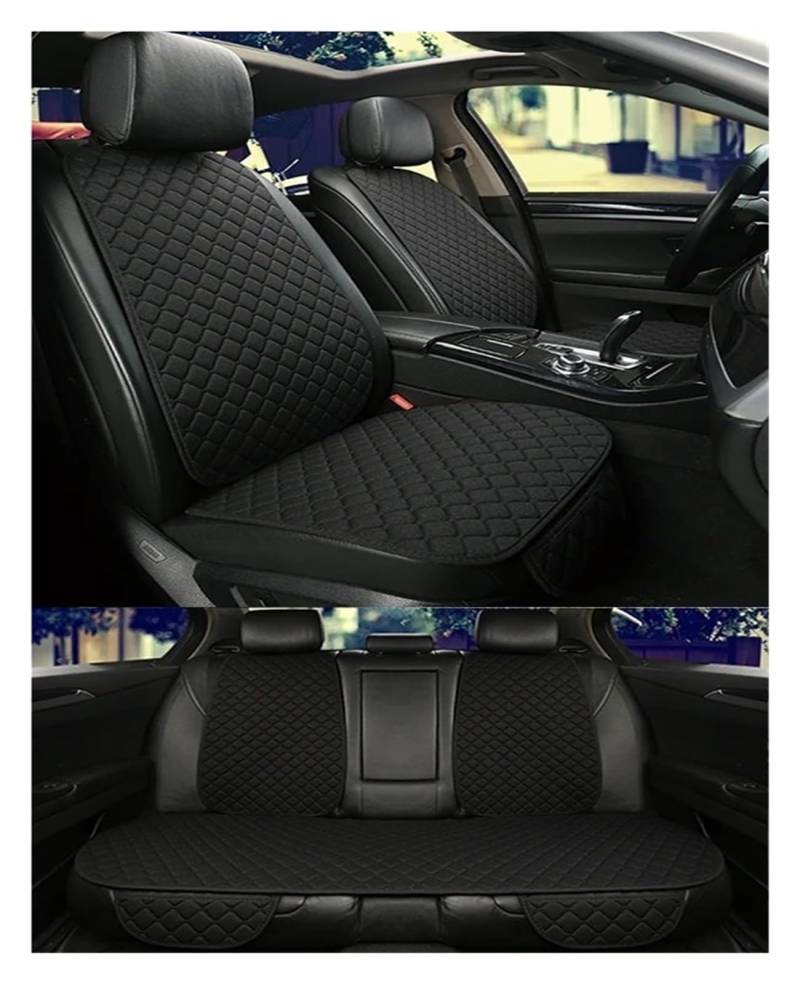 NVETJMUA Auto Schonbezüge Für Lexus ES CT IST GS GX LS LX NX RX Für GS450H LS350 LS430 LS460 LX570 NX200 Leinen Auto Sitzbezug Sitzkissen Sitzbezüge Auto(Black 5 seat) von NVETJMUA