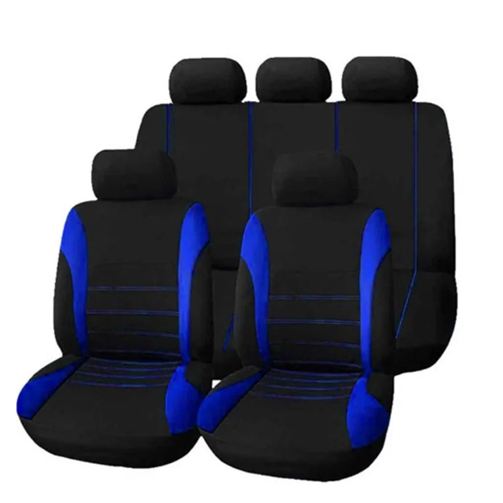 NVETJMUA Auto Schonbezüge Für MG 3 5 6 7 GT ZS HS RX5 Autositzbezüge Automobilsitzkissen Schutzbezug Sitzbezüge Auto(ZT05-5Seats-blue) von NVETJMUA