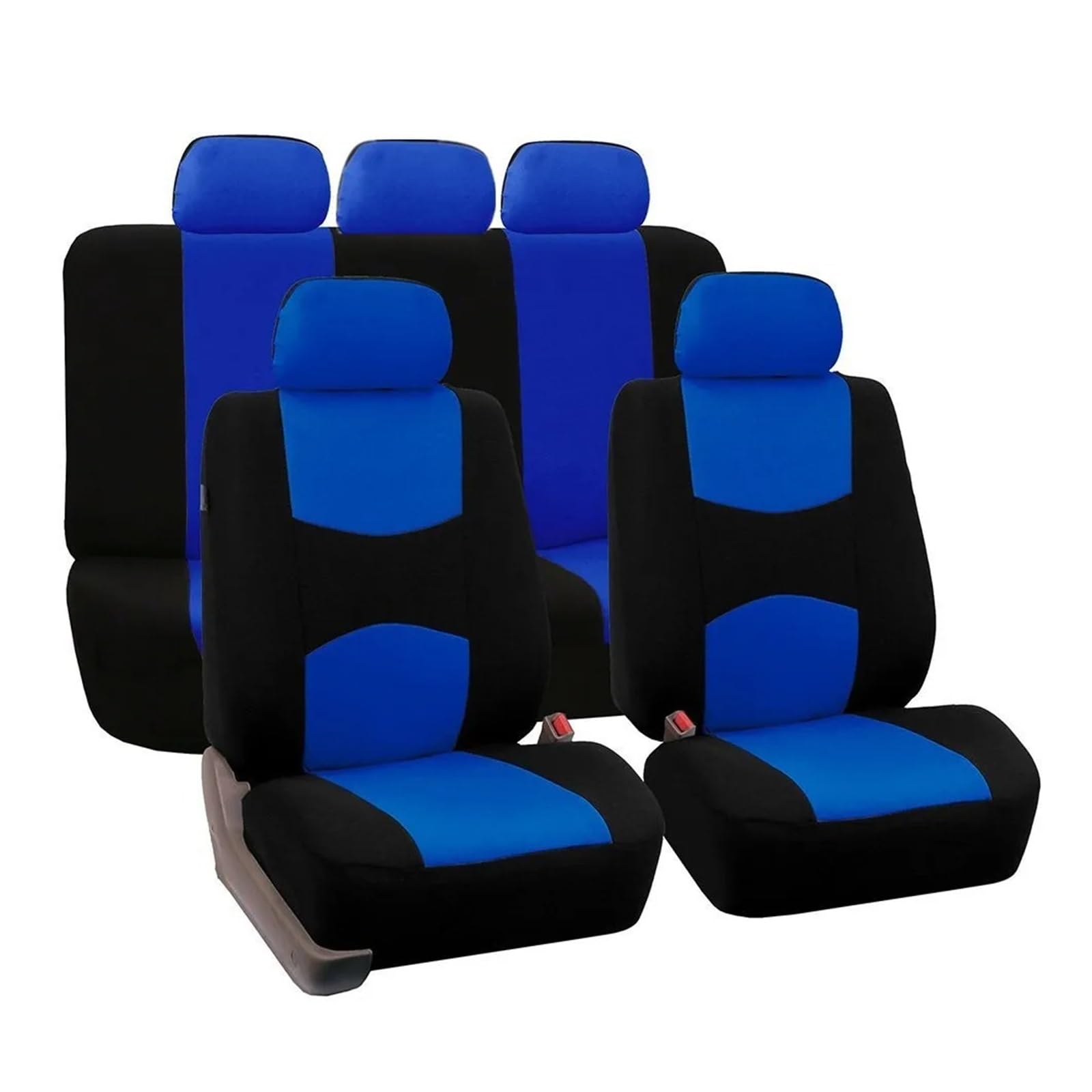 NVETJMUA Auto Schonbezüge Für MG 3 5 6 7 GT ZS HS RX5 Autositzbezüge Automobilsitzkissen Schutzbezug Sitzbezüge Auto(ZT06-5Seats-blue) von NVETJMUA