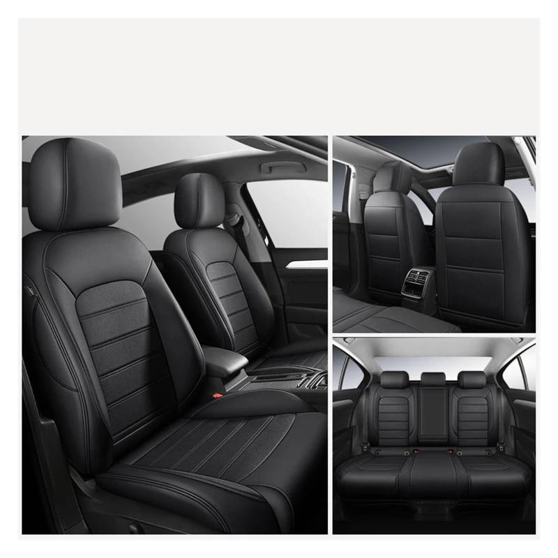 NVETJMUA Auto Schonbezüge Für Mg Für Zs Hs Ev 4 Für Mulan 5 Autositzbezüge Auto-Innenausstattung Sitzbezüge Auto(5Piece-Black) von NVETJMUA