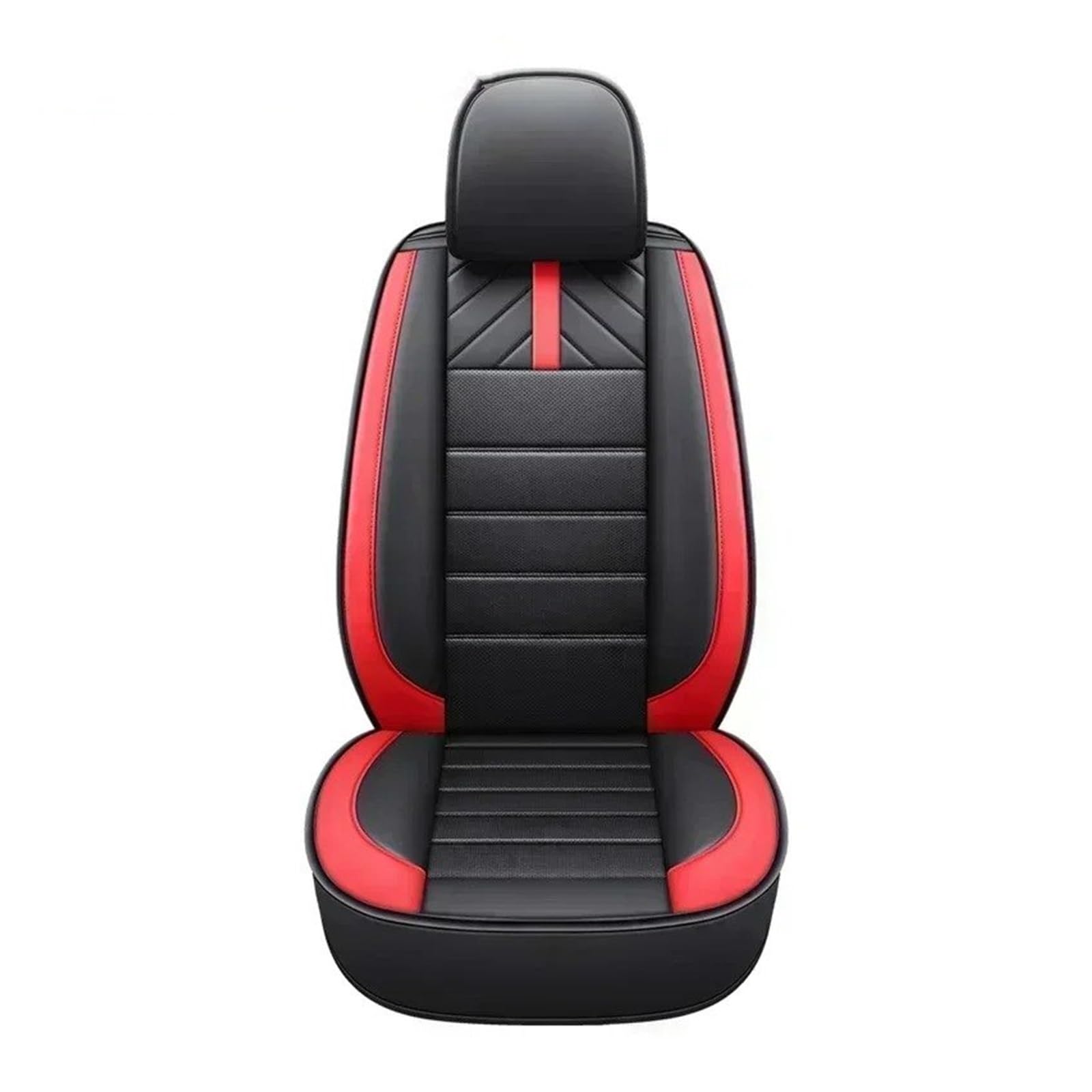 NVETJMUA Auto Schonbezüge Für Mitsubishi Für ASX Für RVR Für Eclipse Für Cross Für Lancer Für Pajero Für Sport Für Pajero Universeller Autositzbezug Aus Leder Sitzbezüge Auto(1 Seat) von NVETJMUA