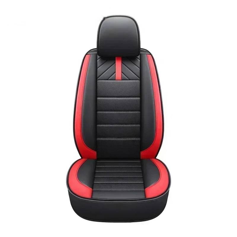 NVETJMUA Auto Schonbezüge Für Mitsubishi Für ASX Für RVR Für Eclipse Für Cross Für Lancer Für Pajero Für Sport Für Pajero Universeller Autositzbezug Aus Leder Sitzbezüge Auto(1 Seat) von NVETJMUA