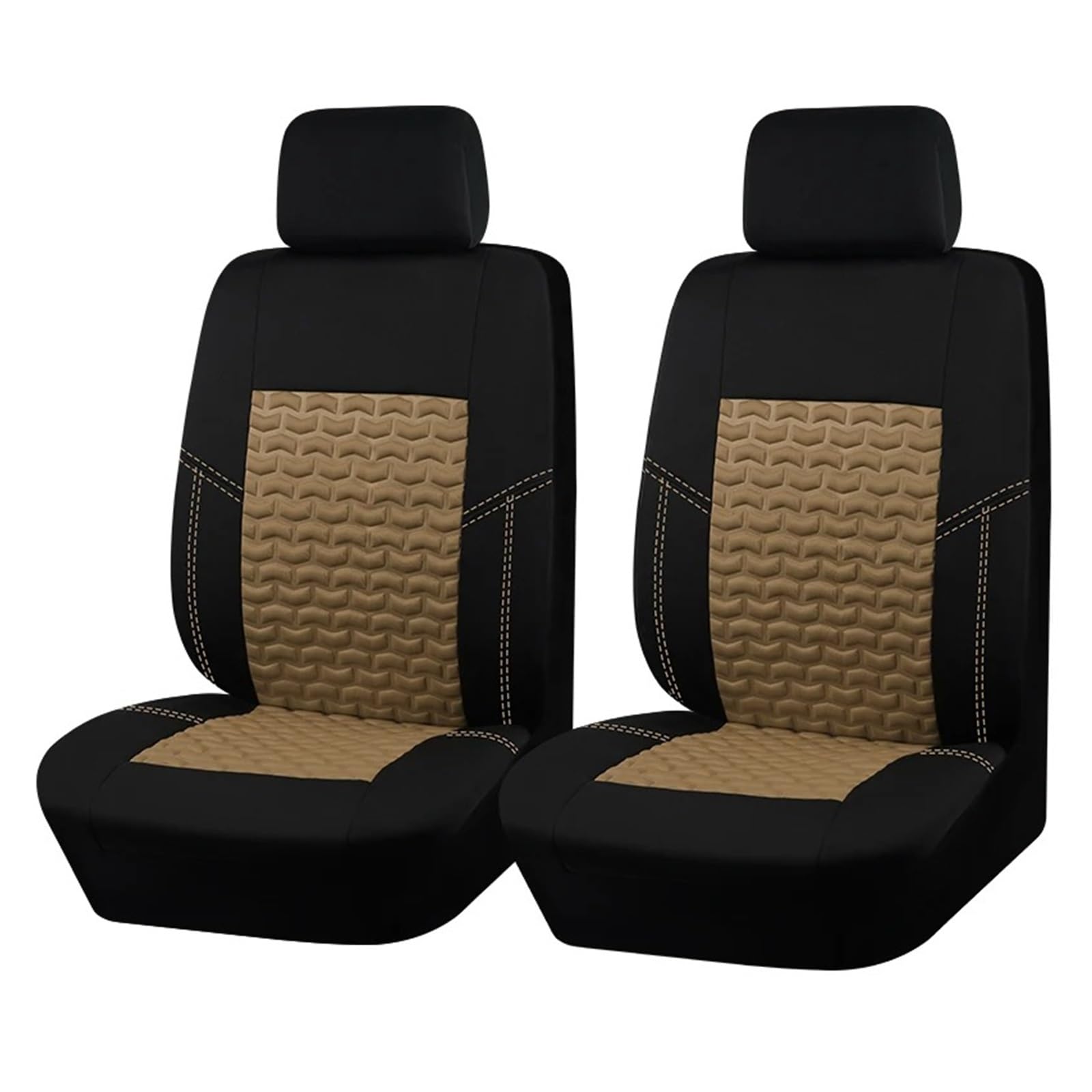 NVETJMUA Auto Schonbezüge Für Mk6 Für Transit Für Ford Für Transit 2 + 1 Universal Auto Sitzbezüge Fit Für Die Meisten LKW Vans Auto Zubehör Innen Sitzbezüge Auto(Beige-2F) von NVETJMUA