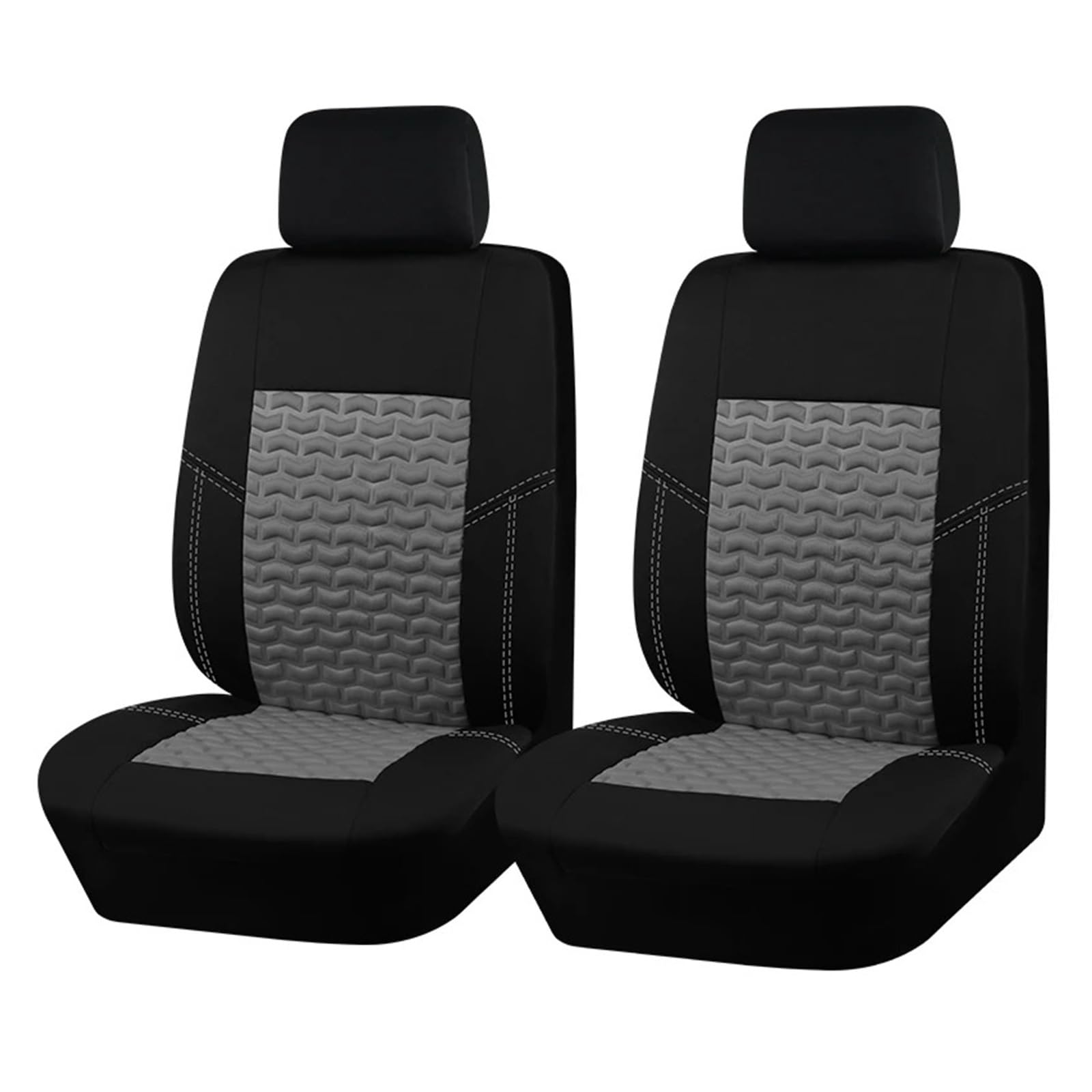 NVETJMUA Auto Schonbezüge Für Mk6 Für Transit Für Ford Für Transit 2 + 1 Universal Auto Sitzbezüge Fit Für Die Meisten LKW Vans Auto Zubehör Innen Sitzbezüge Auto(Gray-2F) von NVETJMUA