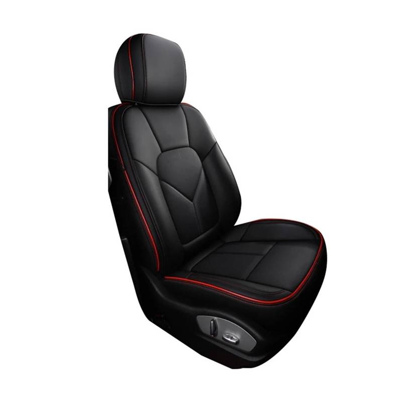 NVETJMUA Auto Schonbezüge Für Peugeot 508 206CC 307CC 2008 206 207 3008 301 307 308 Sw 4008 5008 408 407 Autositzbezug Sitzbezüge Auto(1Piece-Black Red Line) von NVETJMUA