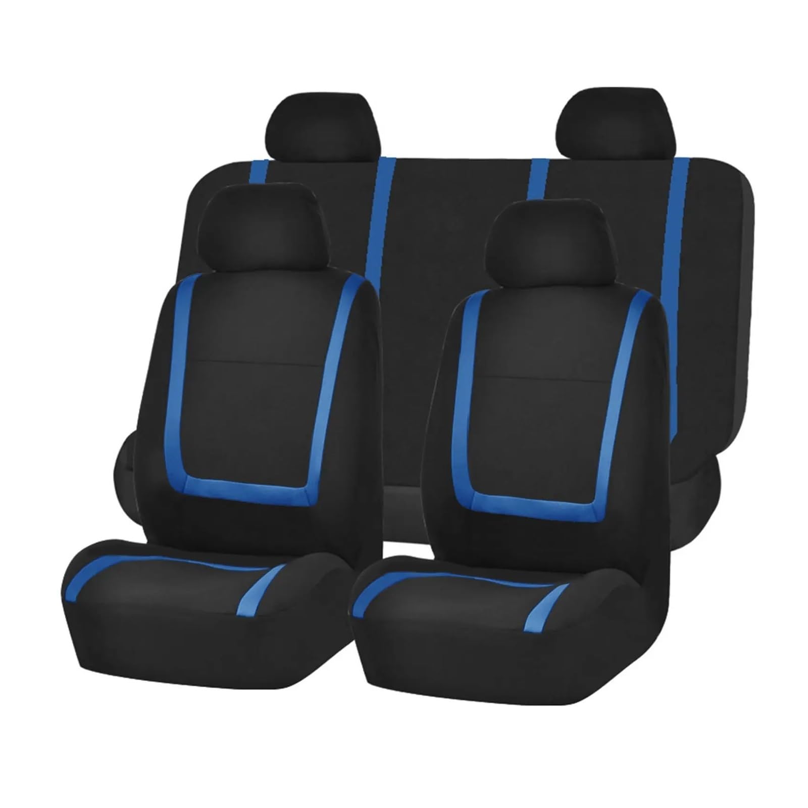 NVETJMUA Auto Schonbezüge Für Peugeot 508 207 307 407 3008 206 2008 208 Sw 308 107 301 408 5008 4008 Für Rifter Für Traveller Für RCZ Autositzbezüge Sitzbezüge Auto(ZT02-5Seats-blue) von NVETJMUA
