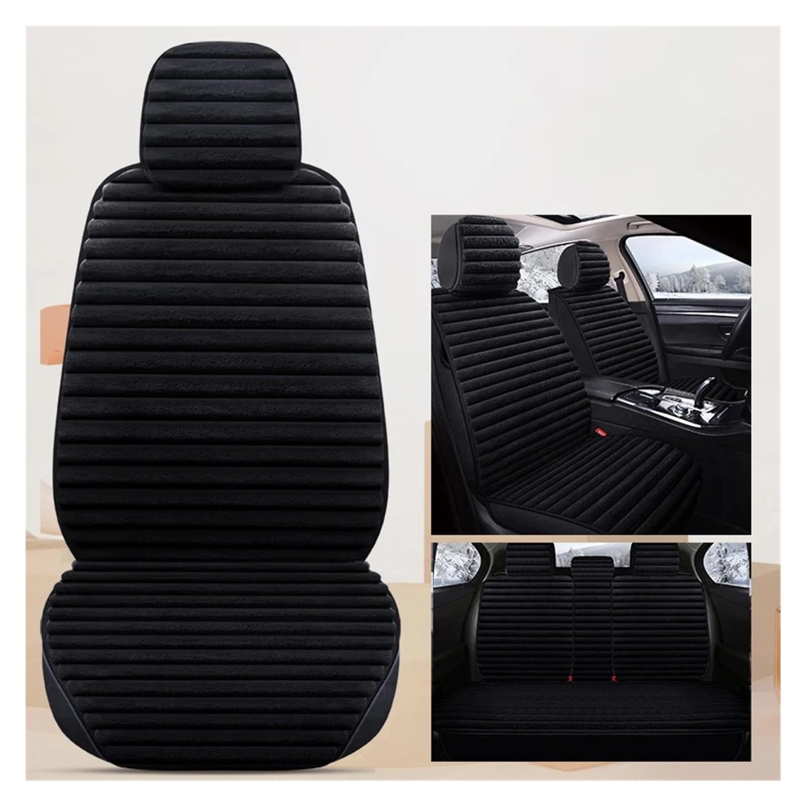 NVETJMUA Auto Schonbezüge Für Toyota Für Camry Für Raize Winter Universal Plüsch Auto Sitzbezüge Vollen Satz Sitzbezüge Auto(D-5 Piece) von NVETJMUA