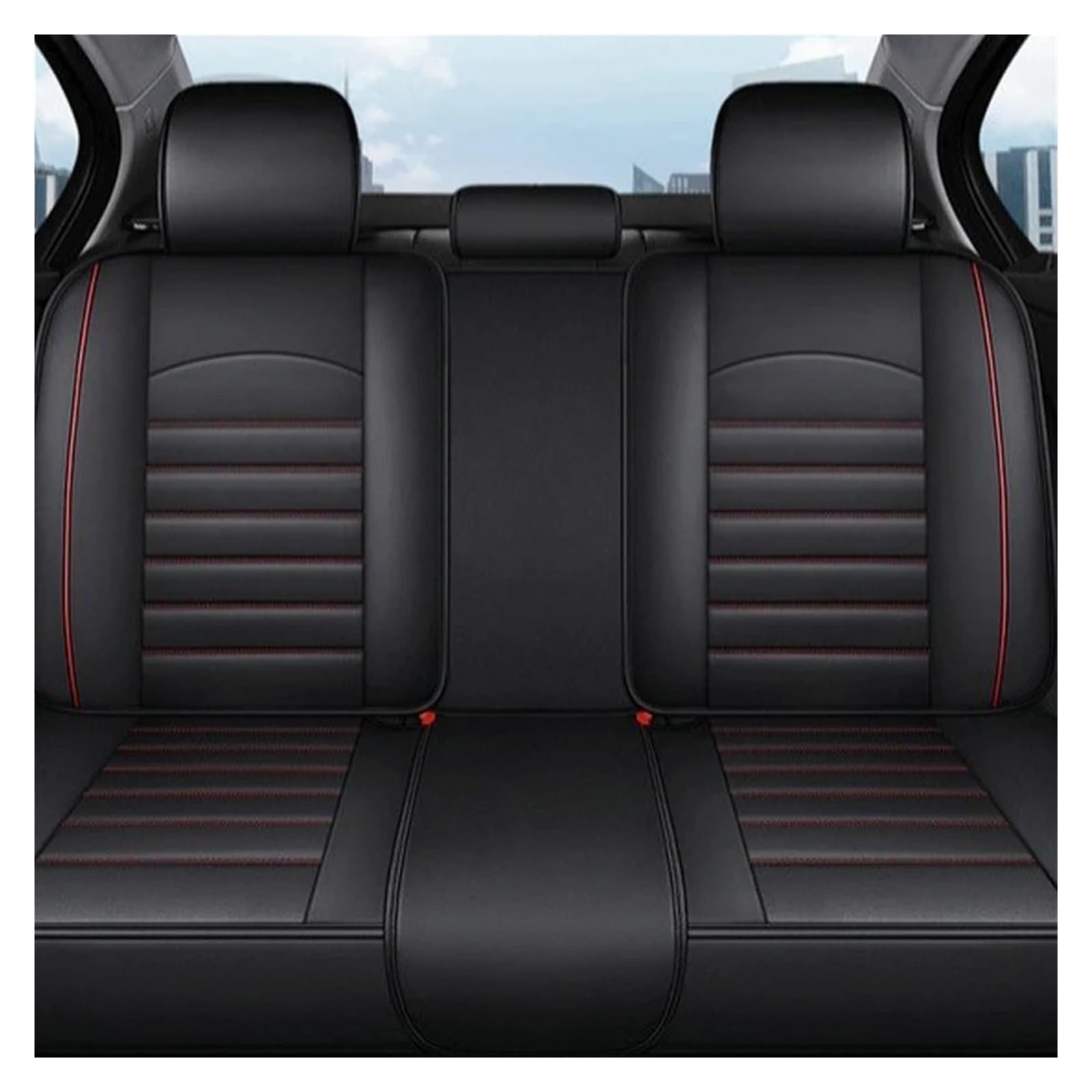 NVETJMUA Auto Schonbezüge Für Volvo S60L Für S90 Für XC60 Für XC90 V50 Für V60 XC40 CX70 Universal All Inclusive Auto Leder Sitzbezüge Sitzbezüge Auto(B) von NVETJMUA