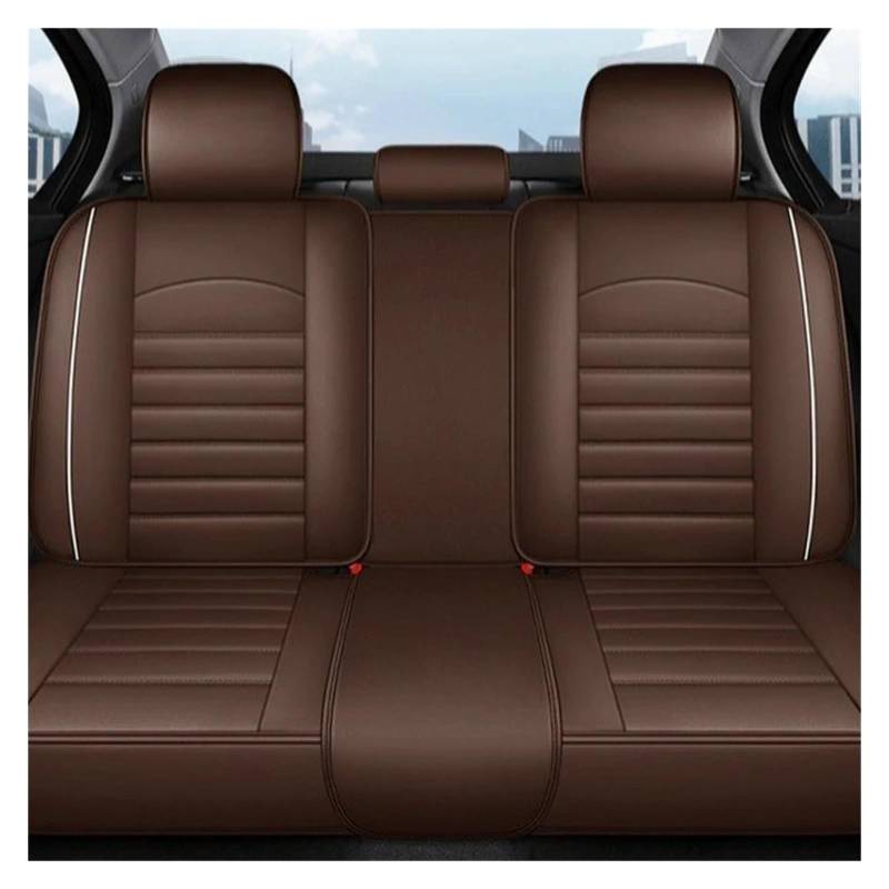 NVETJMUA Auto Schonbezüge Für Volvo S60L Für S90 Für XC60 Für XC90 V50 Für V60 XC40 CX70 Universal All Inclusive Auto Leder Sitzbezüge Sitzbezüge Auto(D) von NVETJMUA