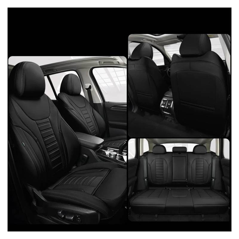 NVETJMUA Auto Schonbezüge Für W203 W204 W205 W211 W212 Für Cla Für Gle W245 Für Gla Für Glc Für Glb Autositzbezüge Sitzbezüge Auto(5Piece-Black) von NVETJMUA
