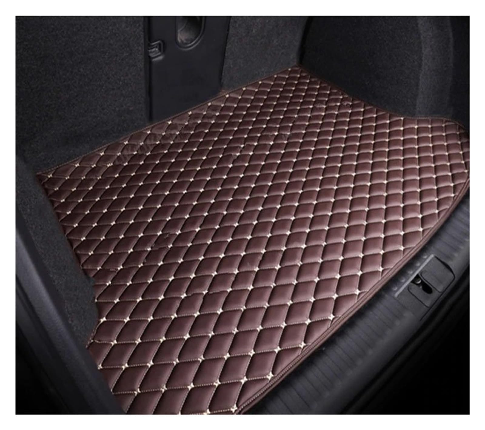 NVETJMUA Kofferraummatten Für 0ra Für Gute Für Katze/GT 2020 2021 2022 2023 2024 Auto Hinten Stamm Matte Stamm Lagerung Pad Kofferraumschutz(Dark Brown-A) von NVETJMUA