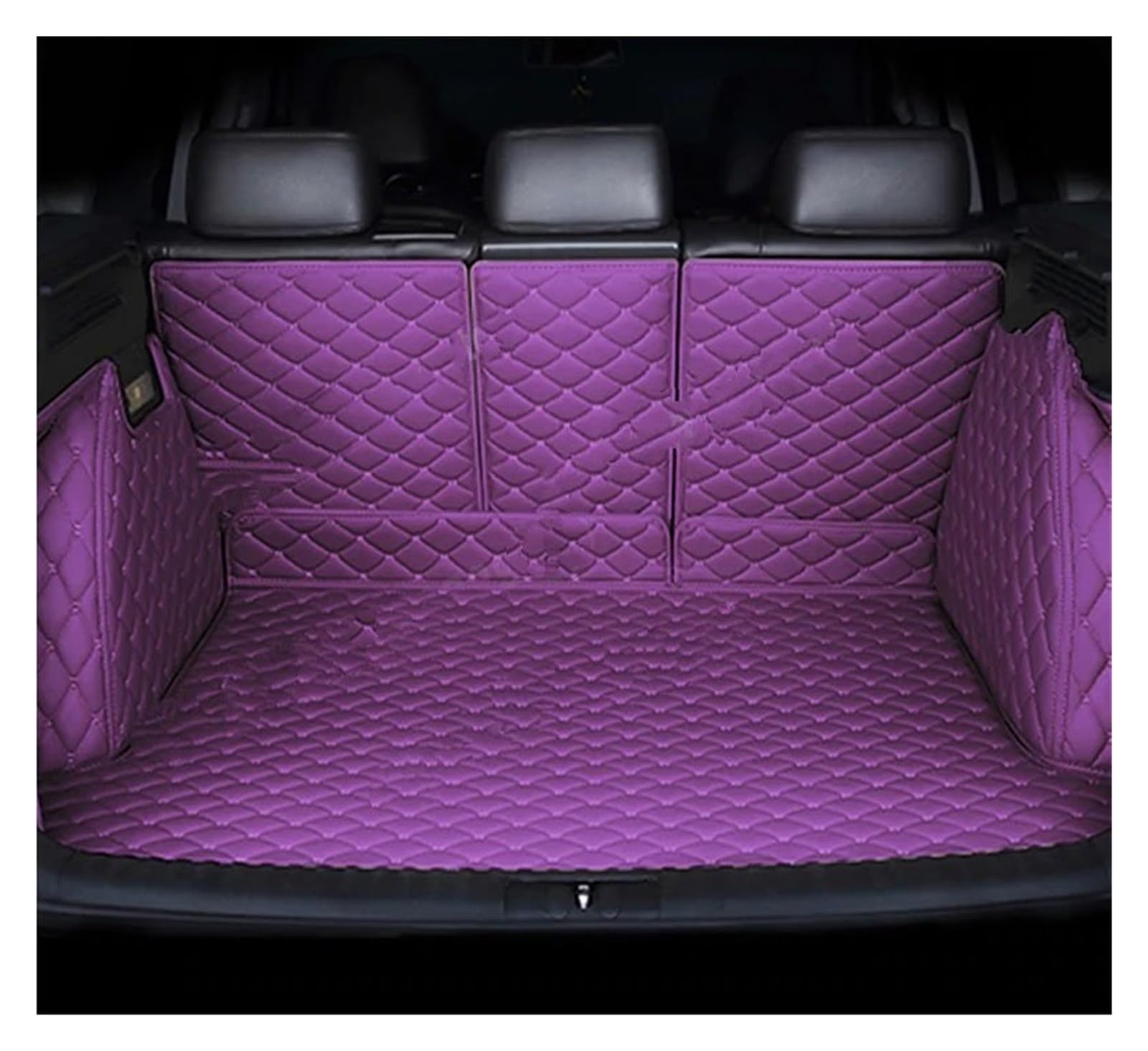 NVETJMUA Kofferraummatten Für Benz C-Klasse S205 2015 2016 2017 2018 2019 2020 5 Sitz Station Wagon Auto Stamm Matten Wasserdicht Pads Kofferraumschutz(Purple-B) von NVETJMUA
