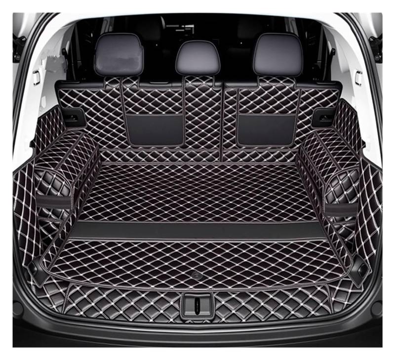 NVETJMUA Kofferraummatten Für Chery Für Jetour T1 2024 2025 Auto Stamm Matten Leder Vollständige Abdeckung Langlebig Cargo Liner Kofferraumschutz(B) von NVETJMUA