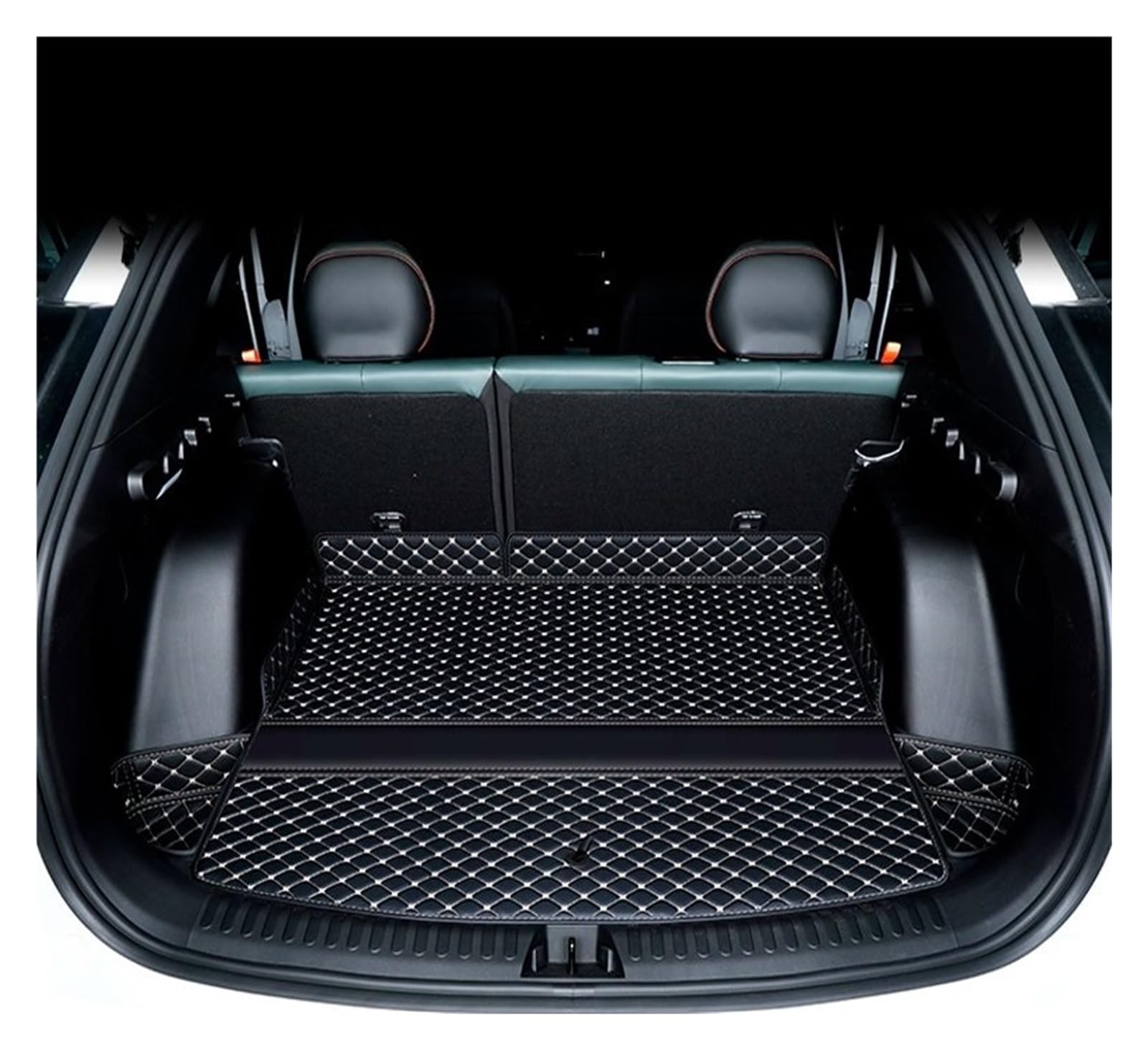NVETJMUA Kofferraummatten Für Geely Für Cityray 2024 2025 Auto Leder Kofferraum Matte Boot Wasserdicht Schlamm Protector Cargo-Teppich Kofferraumschutz(C) von NVETJMUA