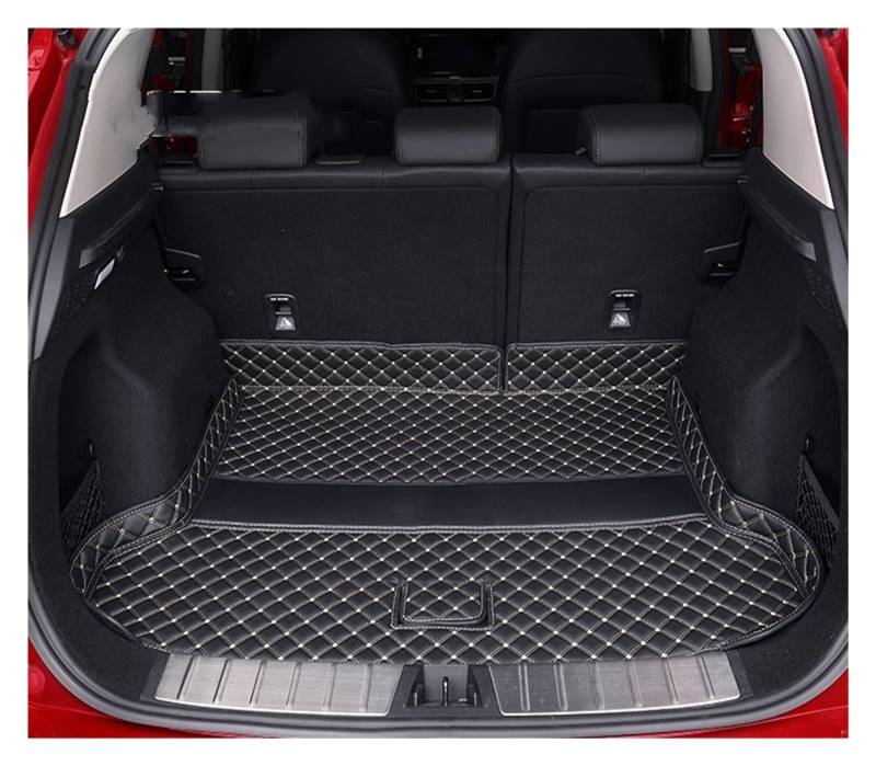 NVETJMUA Kofferraummatten Für Geely Für Coolray 2019 2020 2021 Auto Kofferraum Matte Hinten Stamm Liner Kofferraumschutz(Black A) von NVETJMUA