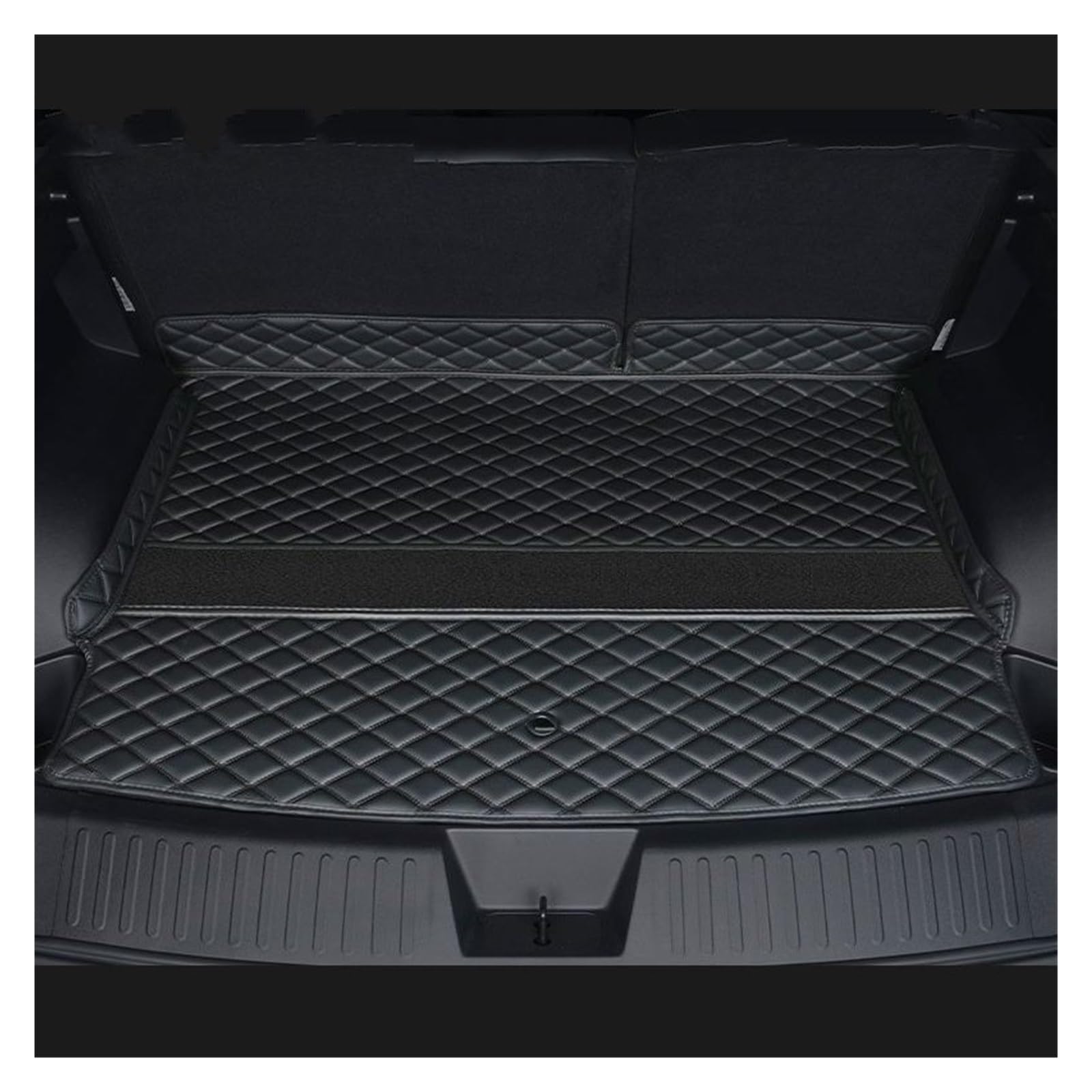 NVETJMUA Kofferraummatten Für Haval H3 2024 2025 Auto Kofferraum Matte Hinten Stamm Liner Cargo Leder Fach Schutz Zubehör Matten Kofferraumschutz(A) von NVETJMUA