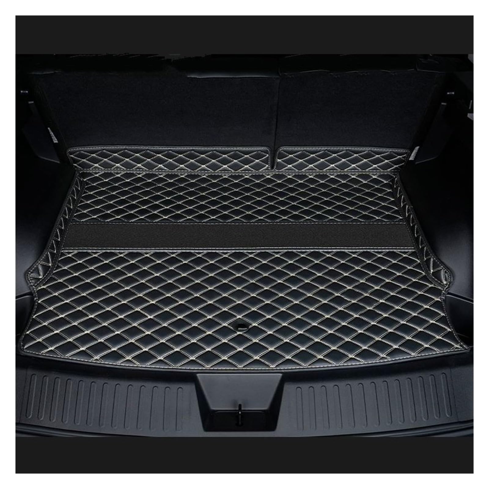 NVETJMUA Kofferraummatten Für Haval H3 2024 2025 Auto Kofferraum Matte Hinten Stamm Liner Cargo Leder Fach Schutz Zubehör Matten Kofferraumschutz(E) von NVETJMUA