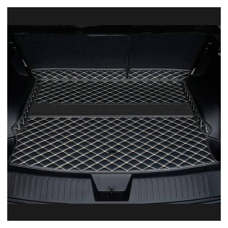 NVETJMUA Kofferraummatten Für Haval H3 2024 2025 Auto Kofferraum Matte Hinten Stamm Liner Cargo Leder Fach Schutz Zubehör Matten Kofferraumschutz(E) von NVETJMUA