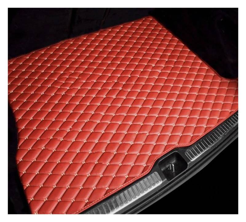 NVETJMUA Kofferraummatten Für Hyundai Für Creta Für Ix25 Für Cantus SU2 MK3 2020 2021 2022 2023 2024 Auto Hinten Stamm Matten Leder Matte Kofferraumschutz(Maroon-A) von NVETJMUA