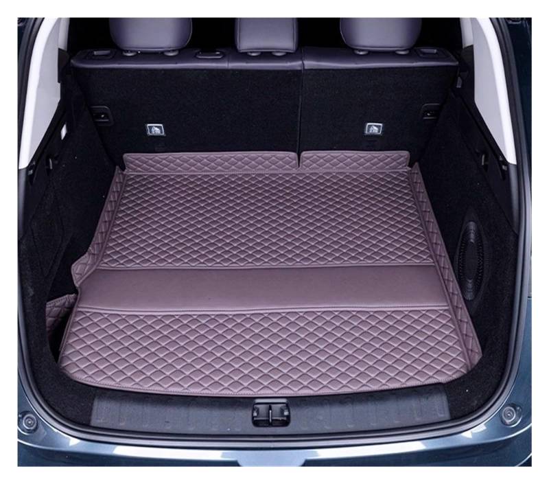 NVETJMUA Kofferraummatten Für Leapmotor C10 2024 2025 Kofferraummatten Leder Langlebige Cargo-Liner Kofferraum Spezielle Umgebene Teppiche Kofferraumschutz(A) von NVETJMUA