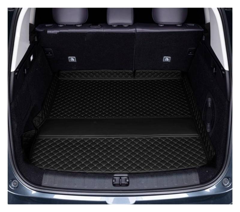 NVETJMUA Kofferraummatten Für Leapmotor C10 2024 2025 Kofferraummatten Leder Langlebige Cargo-Liner Kofferraum Spezielle Umgebene Teppiche Kofferraumschutz(D) von NVETJMUA