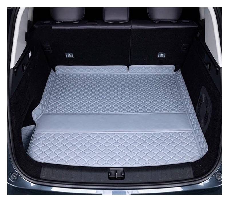 NVETJMUA Kofferraummatten Für Leapmotor C10 2024 2025 Kofferraummatten Leder Langlebige Cargo-Liner Kofferraum Spezielle Umgebene Teppiche Kofferraumschutz(E) von NVETJMUA