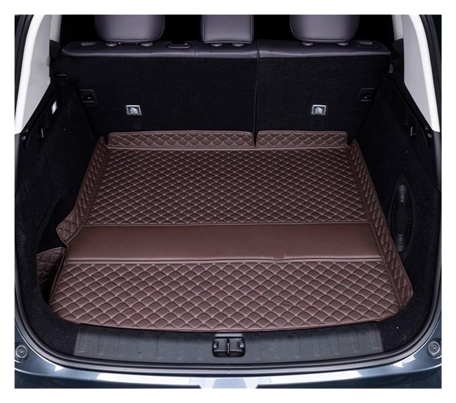 NVETJMUA Kofferraummatten Für Leapmotor C10 2024 2025 Kofferraummatten Leder Langlebige Cargo-Liner Kofferraum Spezielle Umgebene Teppiche Kofferraumschutz(G) von NVETJMUA