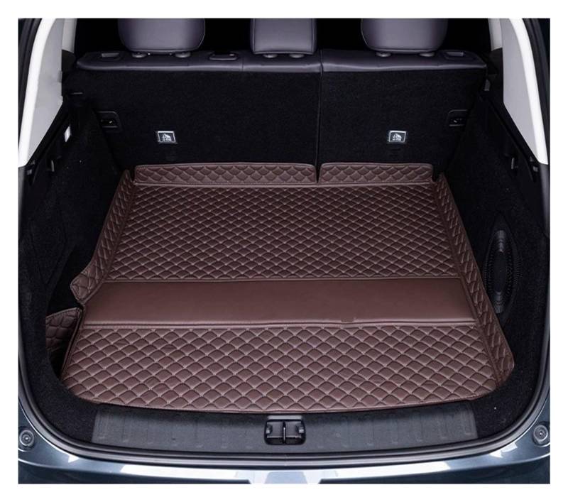 NVETJMUA Kofferraummatten Für Leapmotor C10 2024 2025 Kofferraummatten Leder Langlebige Cargo-Liner Kofferraum Spezielle Umgebene Teppiche Kofferraumschutz(G) von NVETJMUA
