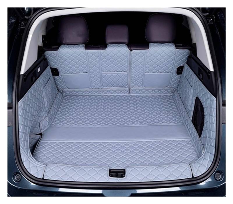NVETJMUA Kofferraummatten Für Leapmotor C10 2024 2025 Kofferraummatten Leder Langlebige Cargo-Liner Kofferraum Spezielle Umgebene Teppiche Kofferraumschutz(M) von NVETJMUA