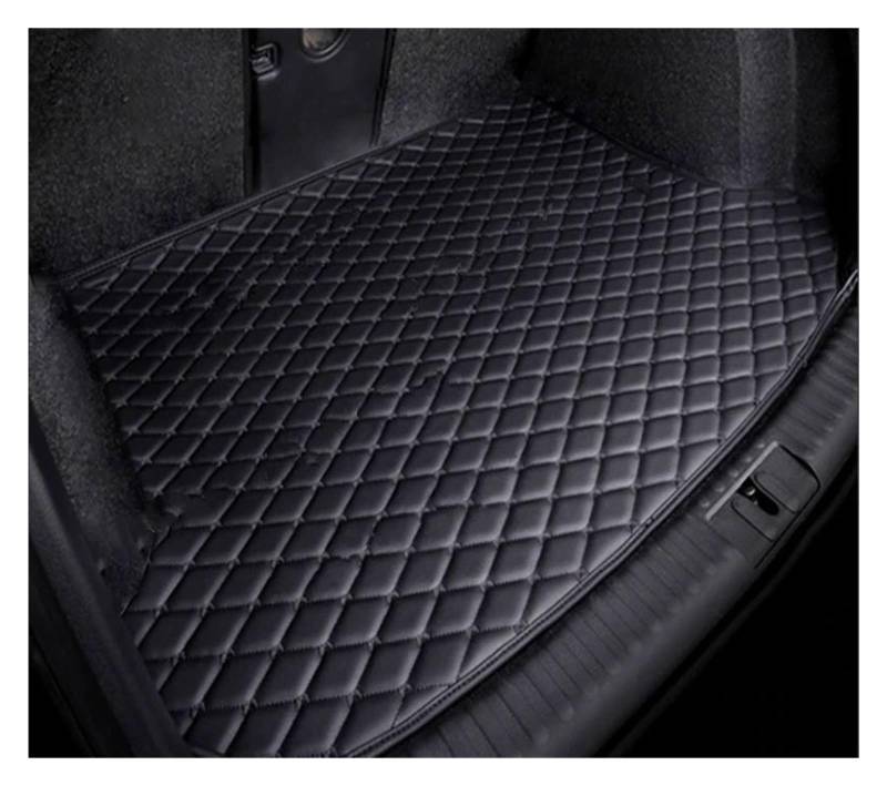 NVETJMUA Kofferraummatten Für MG4 EV EH32 2022 2023 Auto Hinten Stamm Matten Elektrische Fließheck wasserdichte Schutz Pads Auto Matten Teppich Kofferraumschutz(Black Beige-A) von NVETJMUA