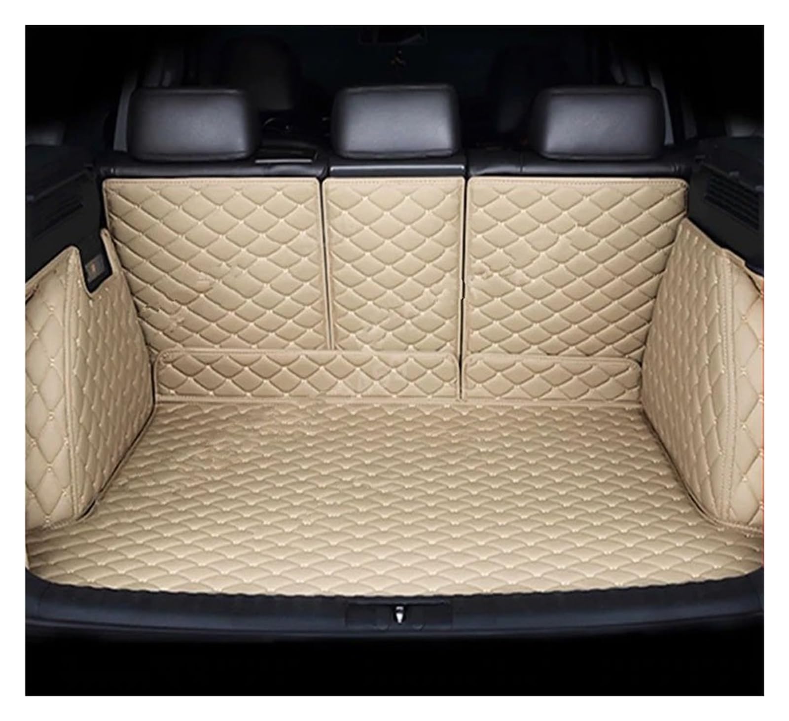 NVETJMUA Kofferraummatten Für Mazda6 Für Mazda 6 2008 2009 2010 2011 2012 Limousine Version Auto Kofferraum Matte Stamm Lagerung Abdeckung Kofferraumschutz(Beige-B) von NVETJMUA