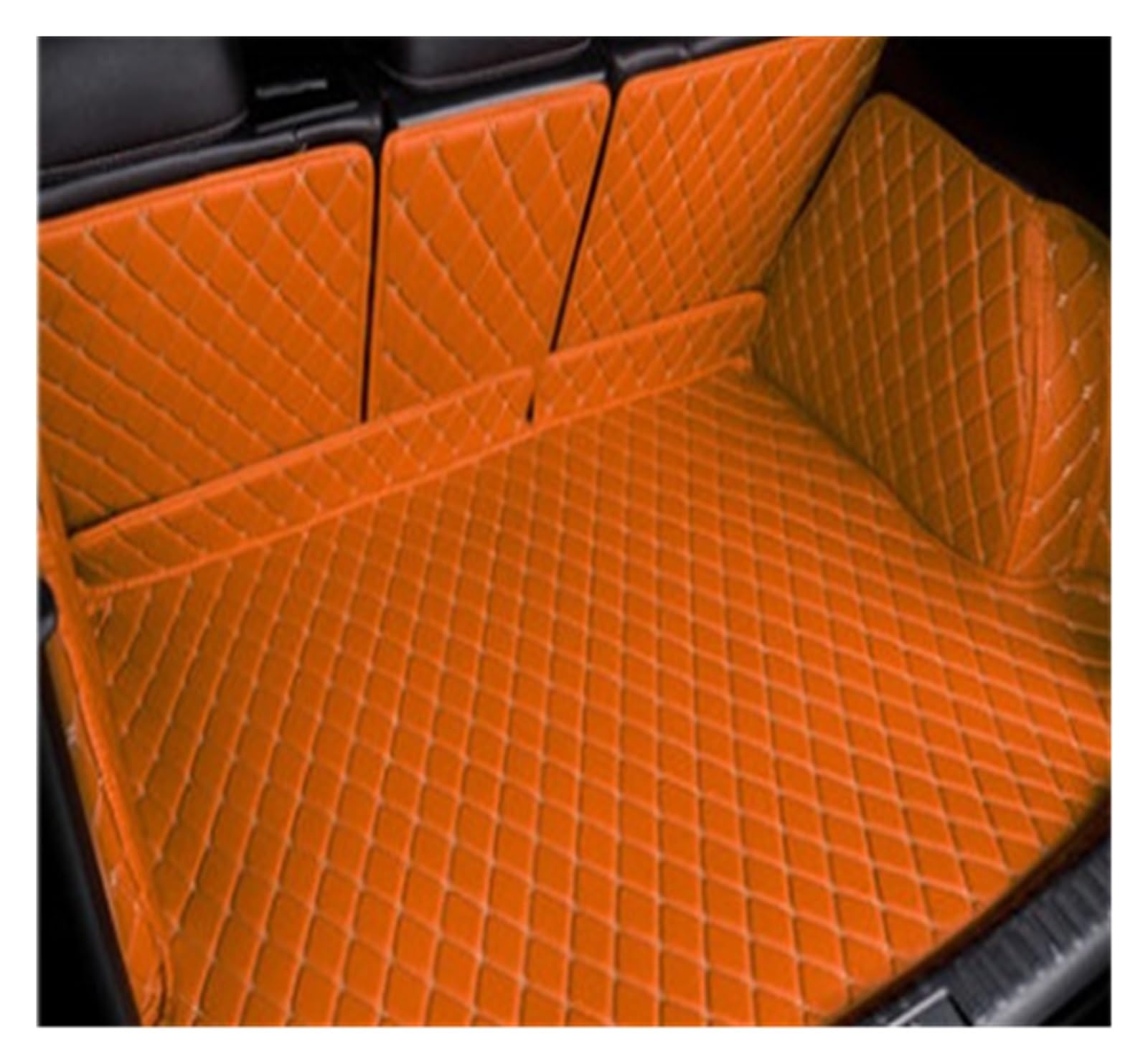 NVETJMUA Kofferraummatten Für Odyssey 2008 2009 2010 2011 2012 2013 Leder Kofferraum Matte Auto Teppich Liner Stamm Boot Matte Kofferraumschutz(Brown-B) von NVETJMUA