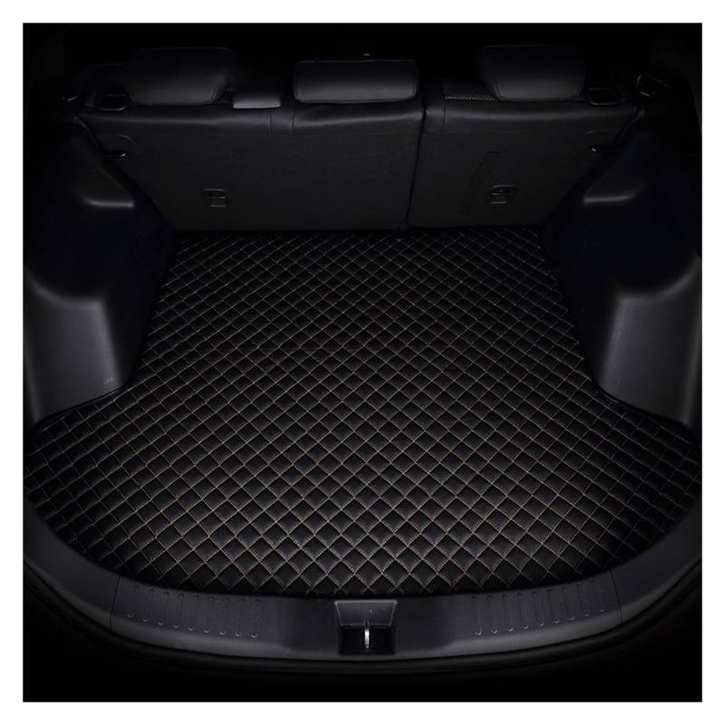 NVETJMUA Kofferraummatten Für Volvo Für XC90 Für XC60 V70 Für XC40 Für V40 Für V60 Für S60 V50 Für V90 C30 C70 Kofferraum Matte Kofferraumschutz(Black Gold) von NVETJMUA