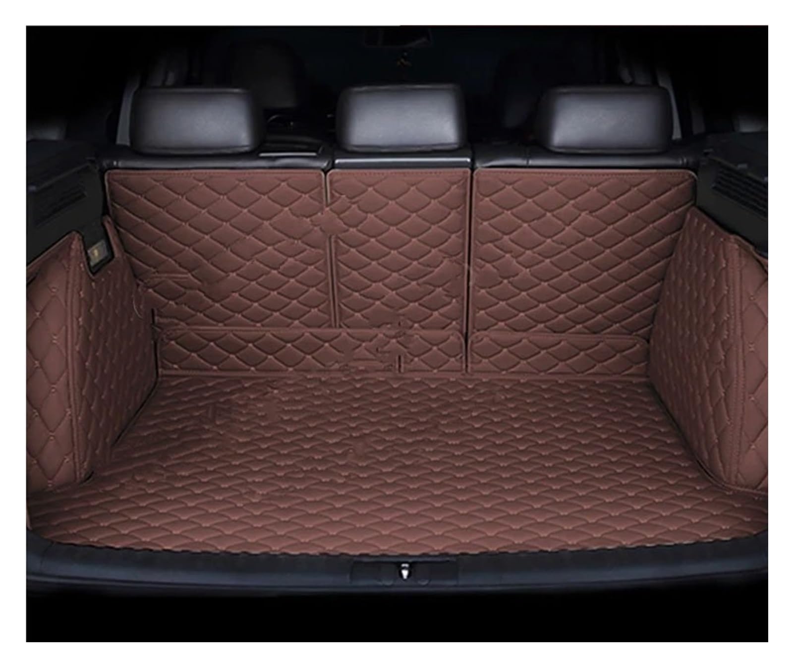 NVETJMUA Kofferraummatten Für X2 F39 2018 2019 2020 2021 2022 Auto Stamm Matten wasserdichte Auto Matten Kofferraumschutz(Dark Brown-B) von NVETJMUA