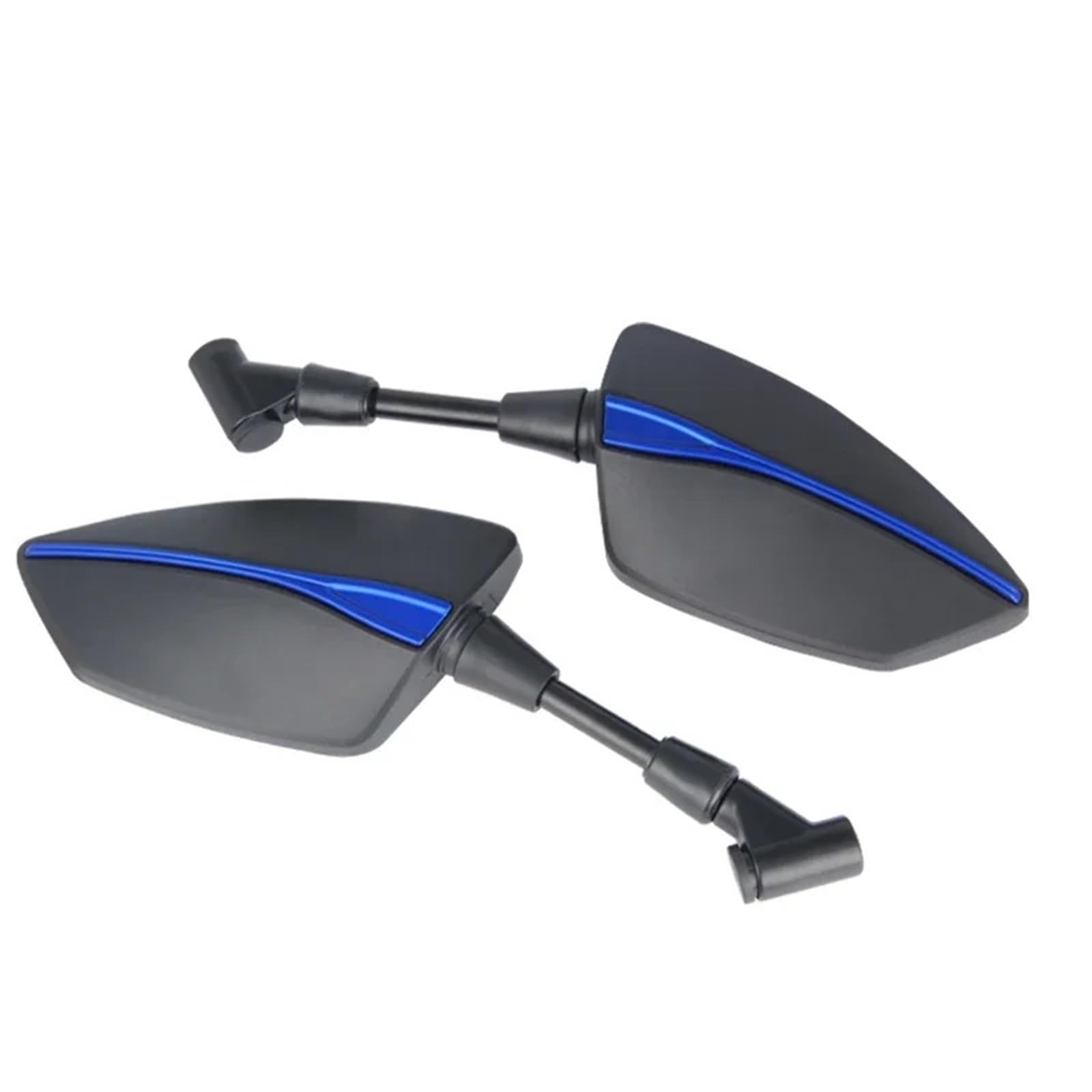 NVETJMUA Motorrad Lenkerendenspiegel Für Benelli 180s 302s Für TNT 125 135 150 250 300 600 BN 302 S Adjustabale Rearview Außenspiegel Lenkerspiegel Motorrad(Blue) von NVETJMUA