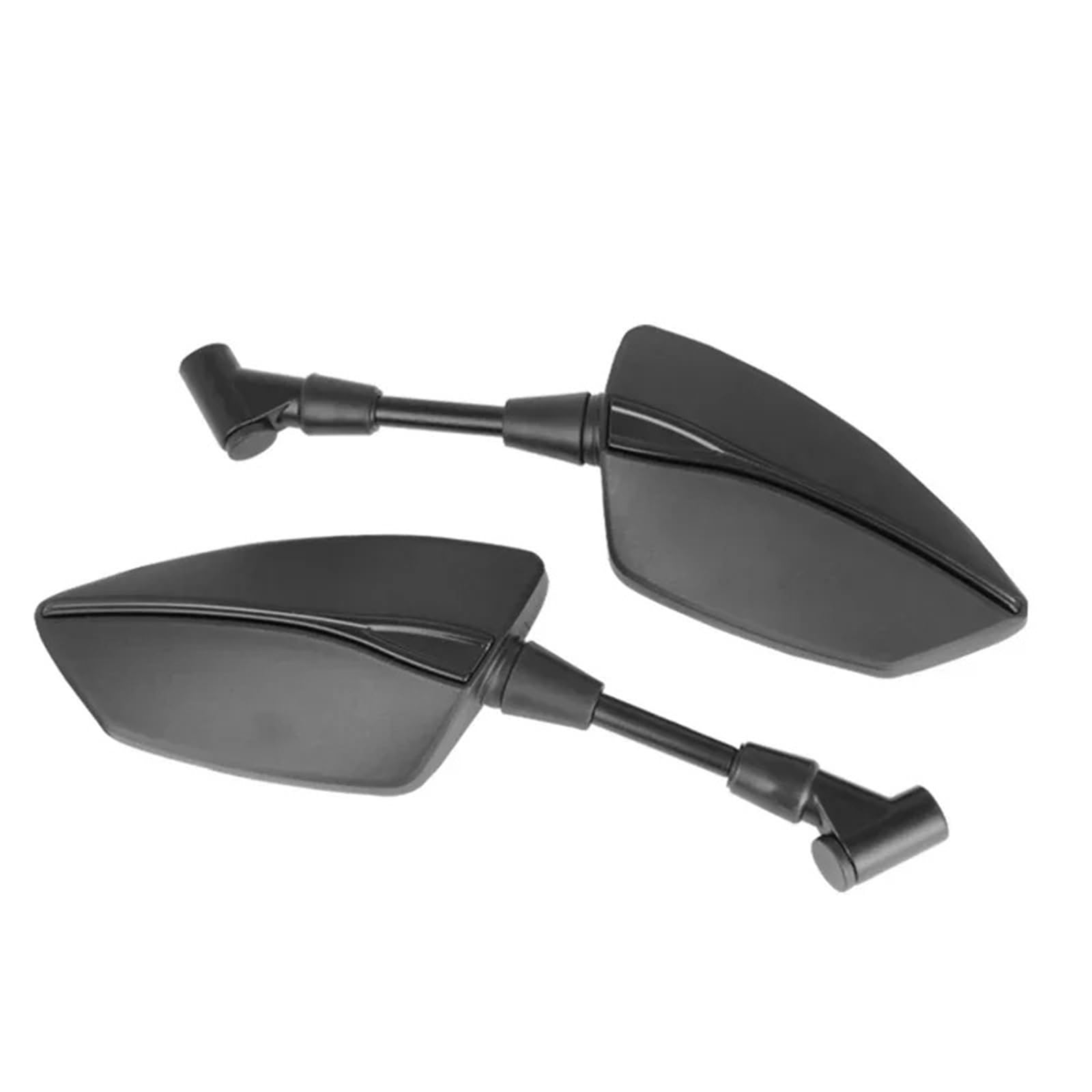 NVETJMUA Motorrad Lenkerendenspiegel Für Benelli 180s 302s Für TNT 125 135 150 250 300 600 BN 302 S Adjustabale Rearview Außenspiegel Lenkerspiegel Motorrad(Schwarz) von NVETJMUA