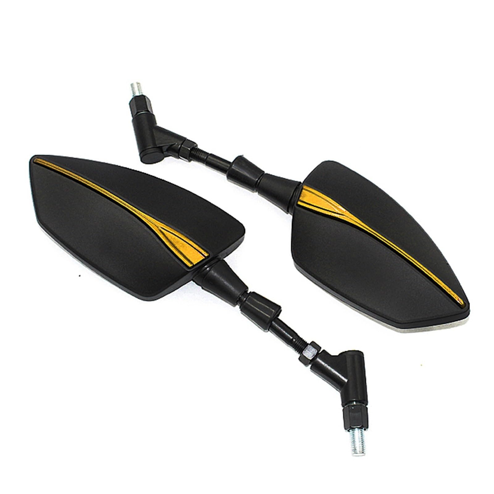 NVETJMUA Motorrad Lenkerendenspiegel Für Gilera Für Fuoco 500 GP800 GP850 Für Nexus 300 500 250 E3 Motorrad Universal 8MM 10MM Schraube Rearview Außenspiegel Lenkerspiegel Motorrad(C) von NVETJMUA