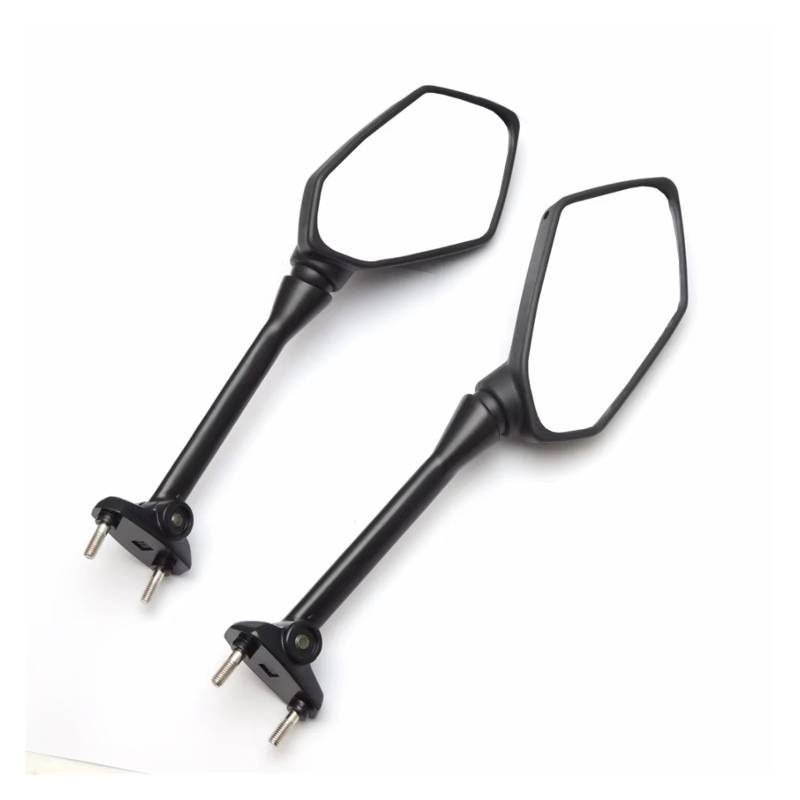 NVETJMUA Motorrad Lenkerendenspiegel Für Kawasaki Für Ninja 650R 2009-2015 ER6F 400R Z1000SX ER-6F Motorrad Spiegel Rearview Außenspiegel Lenkerspiegel Motorrad von NVETJMUA