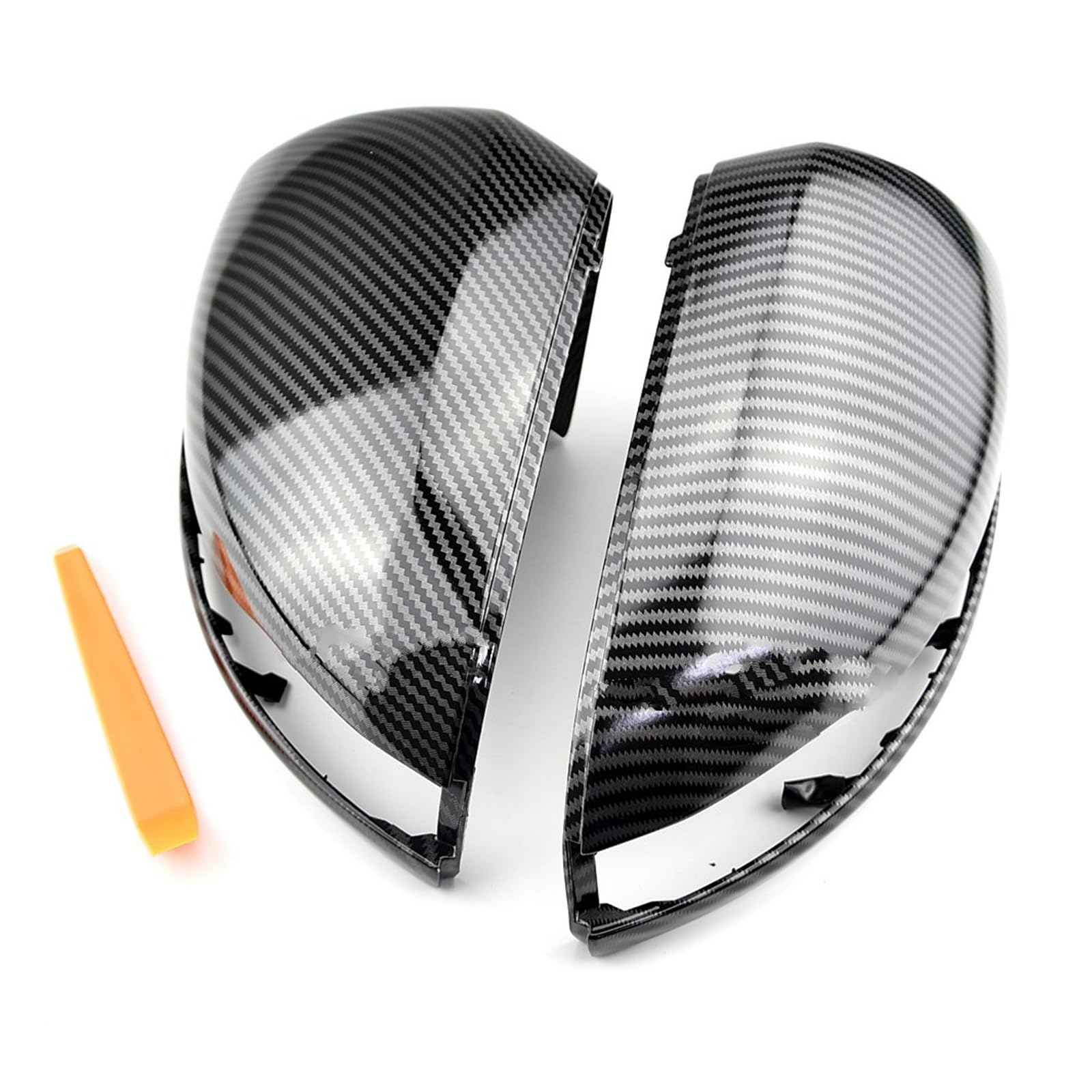 Spiegelkappen Für Benz W205 W213 X253 CE Für GLC Für GLA Für GLB-Klasse Carbon Fiber Auto Seite Rückspiegel Abdeckung Shell Außenspiegelkappe(Carbon Fiber Pattern) von NVETJMUA