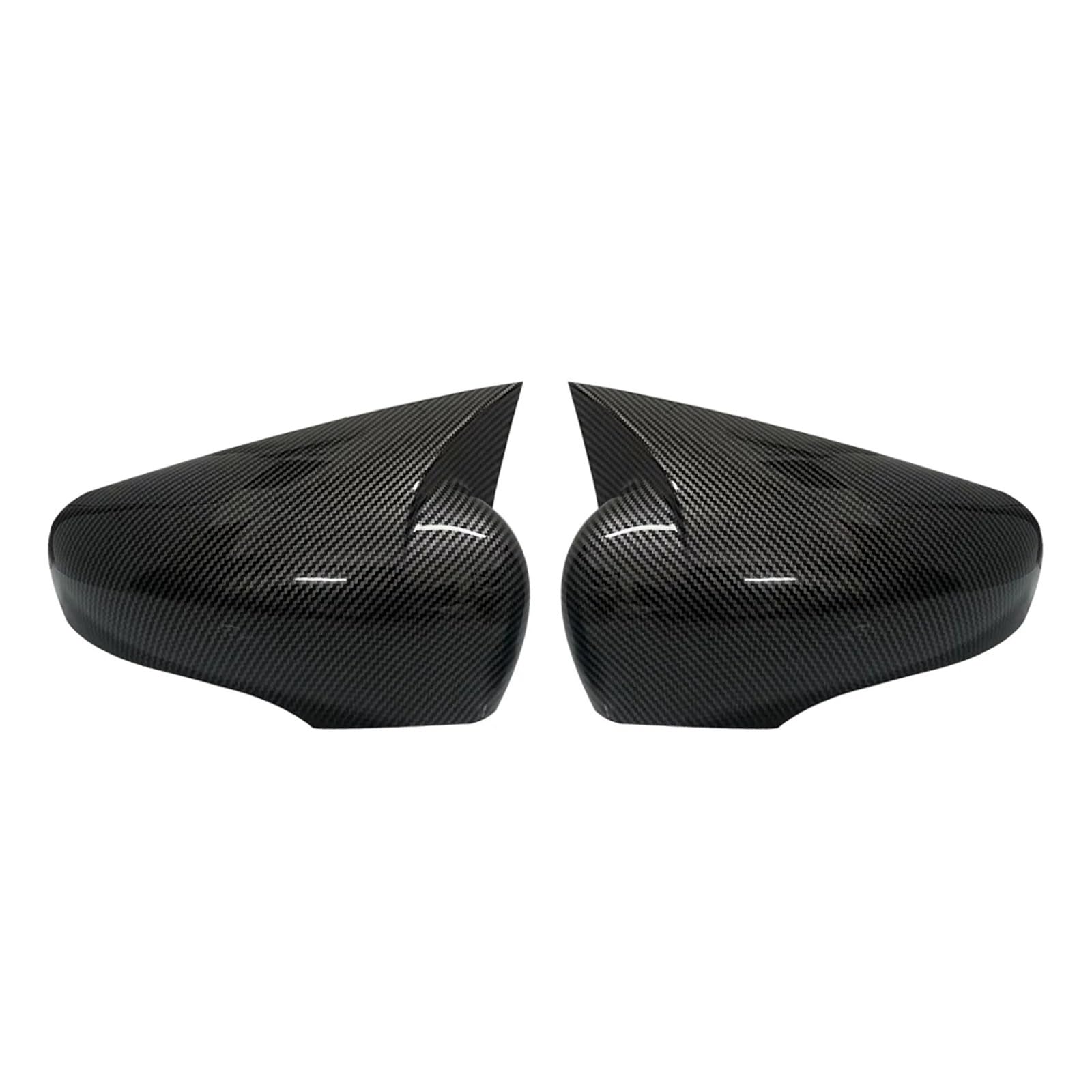 Spiegelkappen Für Clio 4 Mk4 Für Zoe Für Captur 2012-2019 Autotürseitenrückspiegelabdeckung Rückspiegelkappengehäuse Außenspiegelkappe(Carbon Fiber Look) von NVETJMUA