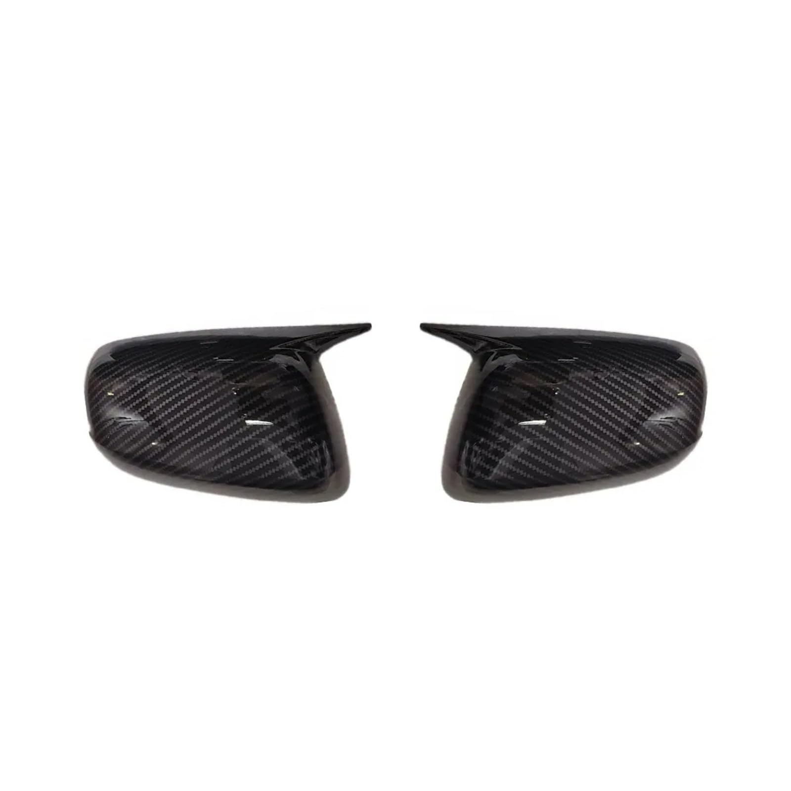 Spiegelkappen Für Fit Für Jazz 2009-2013 Autoaufkleber Rückspiegel Seitenspiegelabdeckung Flügelkappe Außentür Rückansicht Gehäuseverkleidung Außenspiegelkappe(No Light Carbon) von NVETJMUA