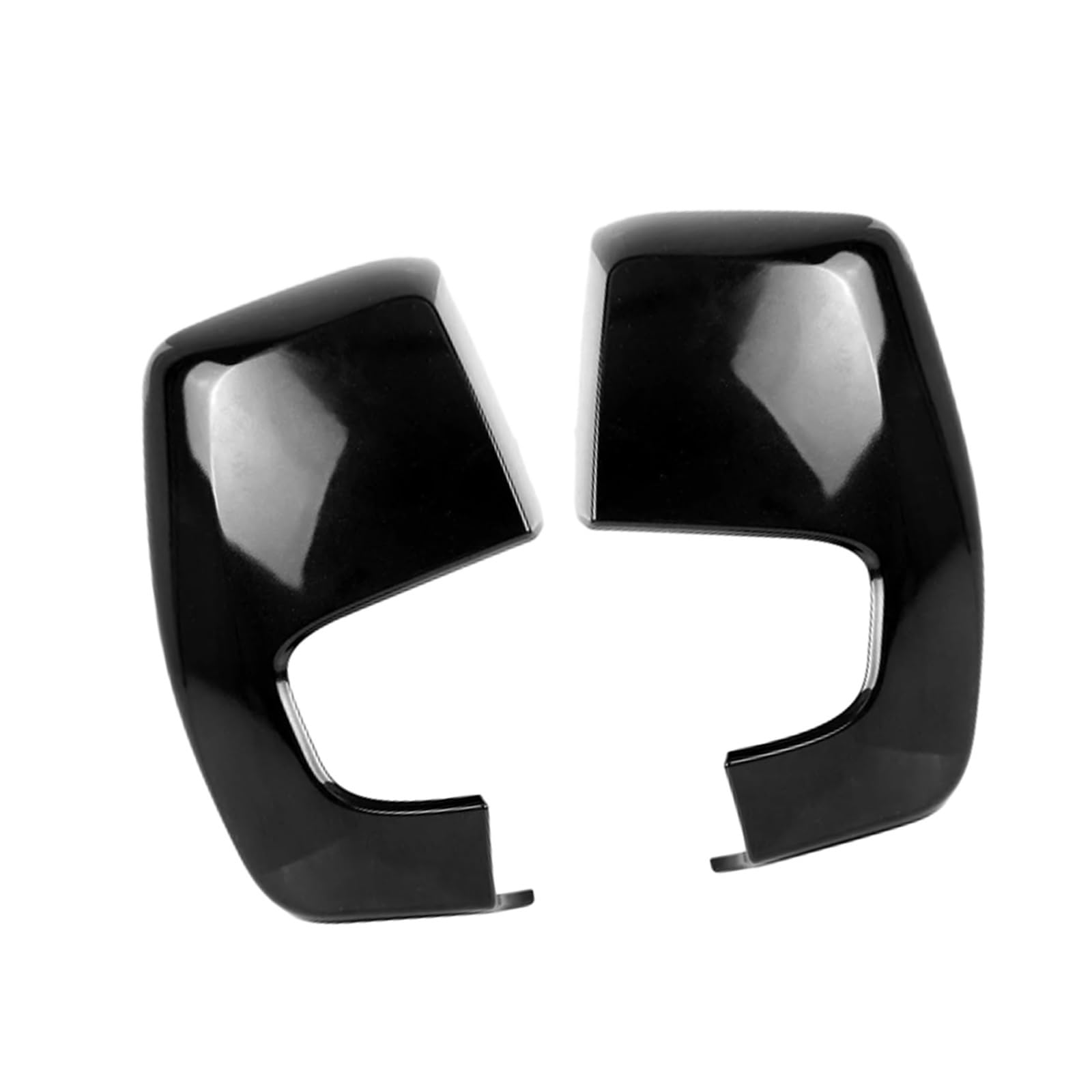 Spiegelkappen Für Ford Für Transit Für Tourneo Für Custom 2012-2023 Seitenspiegelkappe Auto Rückspiegel Seitenspiegelabdeckung Verkleidung Außenspiegelkappe(Glossy Black) von NVETJMUA