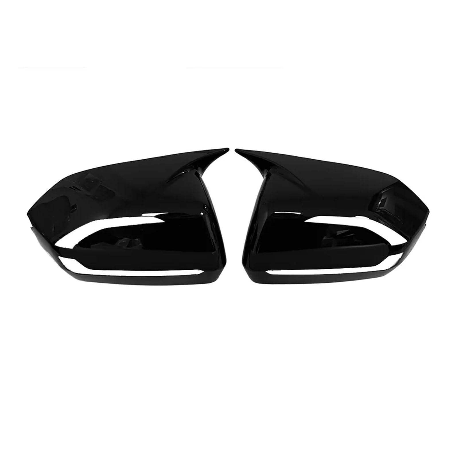 Spiegelkappen Für Hyundai Für Palisade 2019-2025 Autoaufkleber Rückspiegel Seitenspiegelabdeckung Flügelkappe Rückansicht Fallverkleidung Außenspiegelkappe(Gloss Black) von NVETJMUA