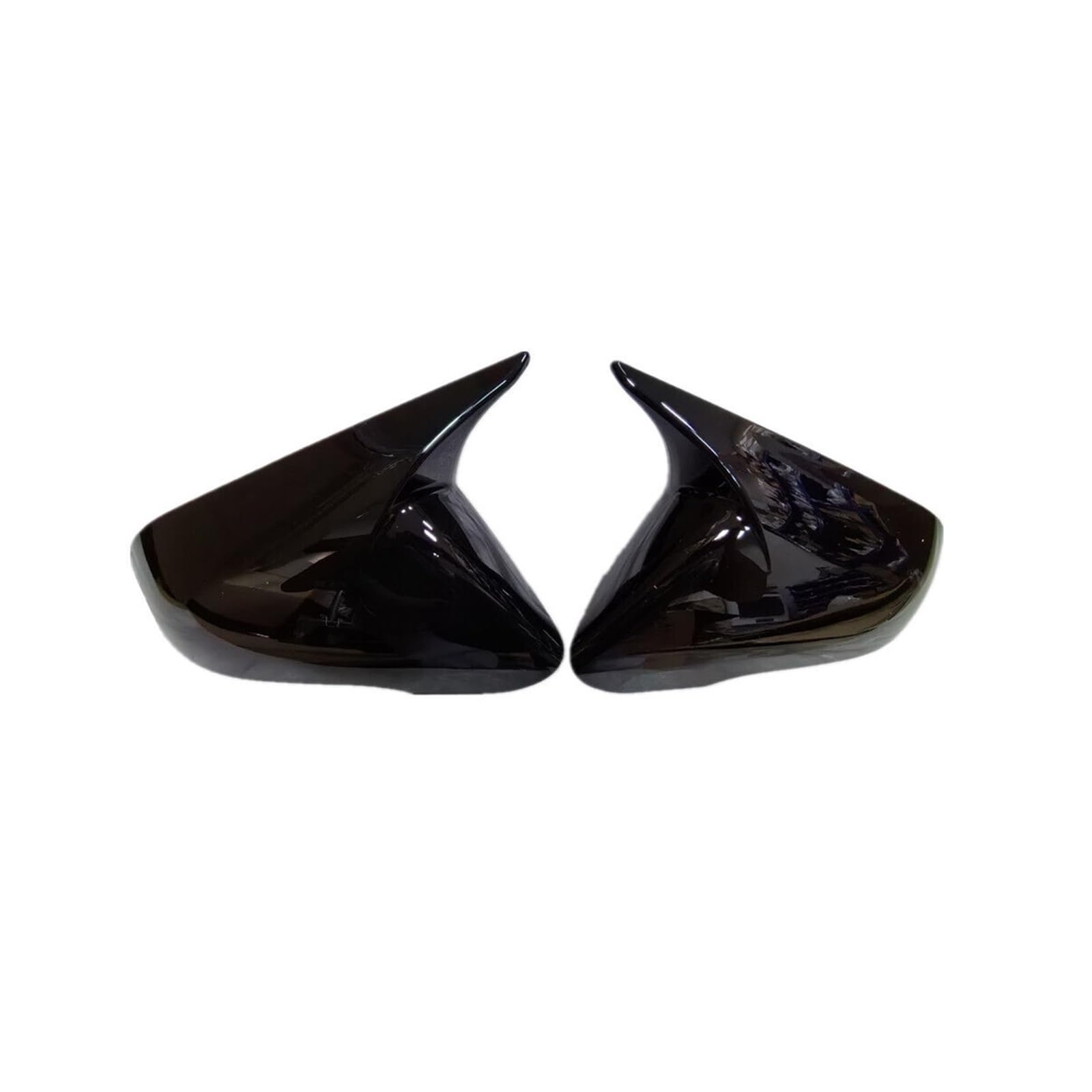 Spiegelkappen Für Hyundai Für Sonata 2015-2019 Horn Auto Seitenspiegel Abdeckung Aufkleber Flügelkappe Außentürgehäuse Verkleidungsschale Außenspiegelkappe(Gloss Black) von NVETJMUA